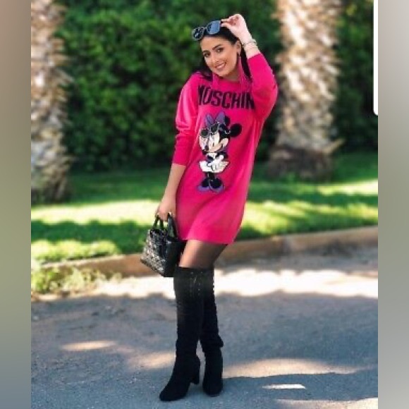 Moschino x H&M Disney Minnie Mouse Sweater Dress Exclusive and rare size XS. - Picture 2 of 4